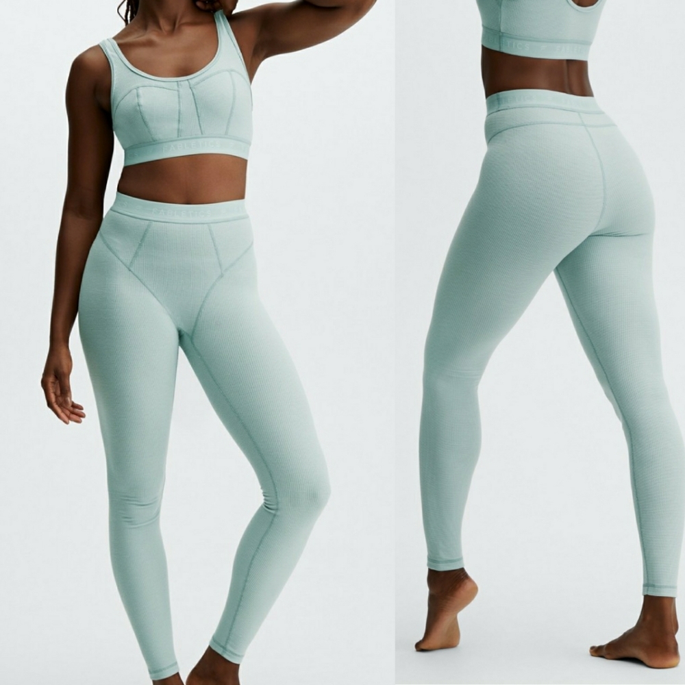 SET Waffle Thermal Leggings and Bra